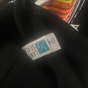 Lane Seven Black Hoodie Sweatshirt - Black